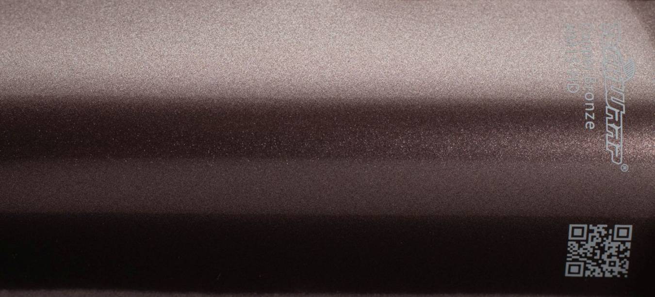 Teckwrap HM15-HD Copper Bronze fényes metál bronz barna autófólia - Fotó