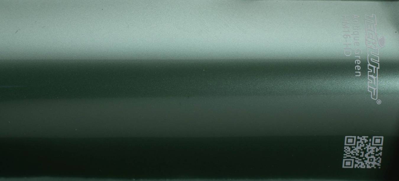 Teckwrap HM16-HD Antique Green fényes metál fakó zöld autófólia - Fotó