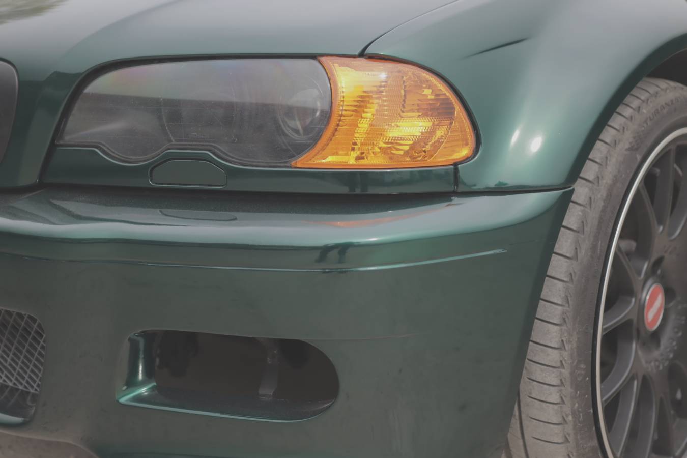 Teckwrap GAL29-HD Hunter Green metál vadász zöld autófólia - 4 - Kép BMW E46 Autófóliázás Teckwrap GAL29-HD Hunter Green autófólia felhasználásával 1 - Fotó