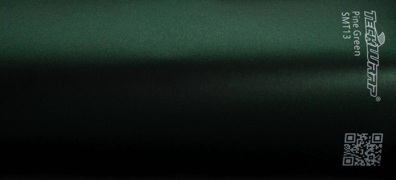 Teckwrap SMT13 Pine Green autófólia - Kép Teckwrap SMT13 matt metál fenyő zöld autófólia - Fotó