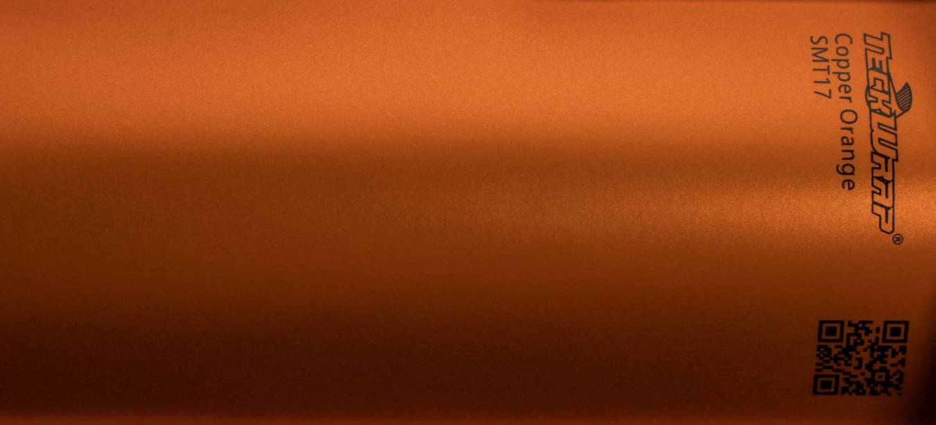 Teckwrap SMT17 Copper Orange autófólia - Kép Teckwrap SMT17 Copper Orange matt metál réz narancssárga autófólia - Fotó